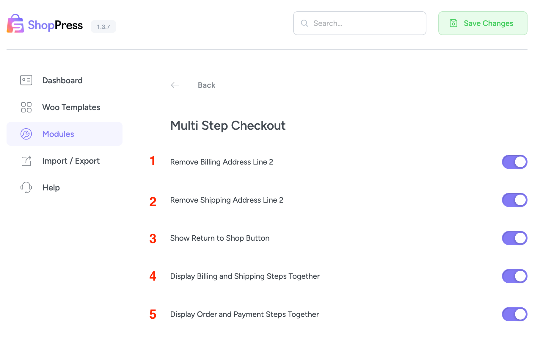 Woocommerce Multi-Step Checkout