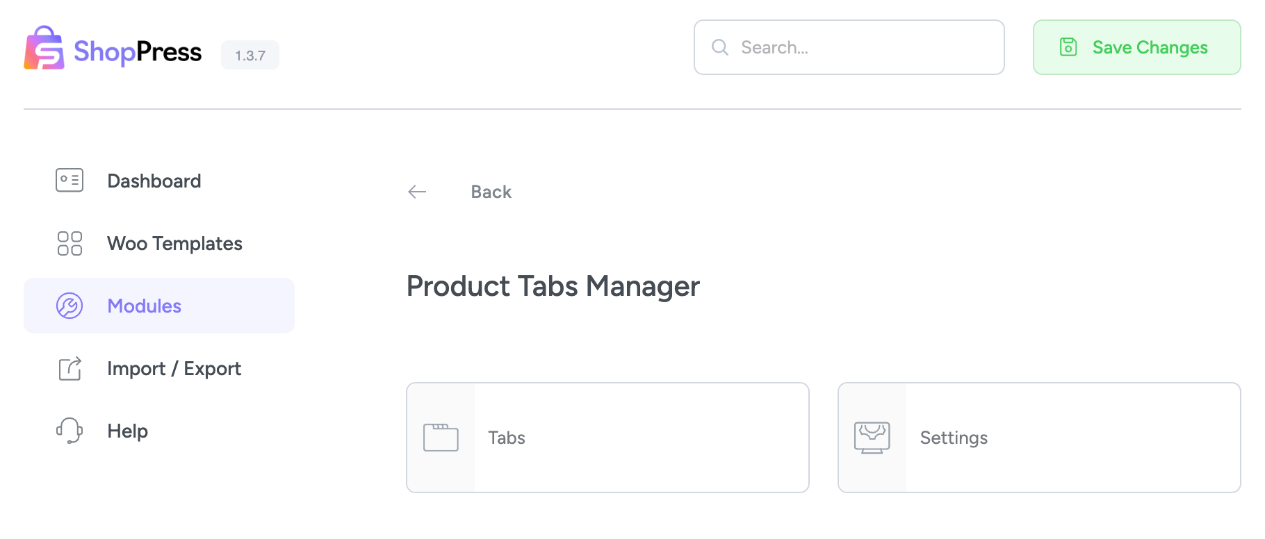 Woocommerce Product Tabs Manager