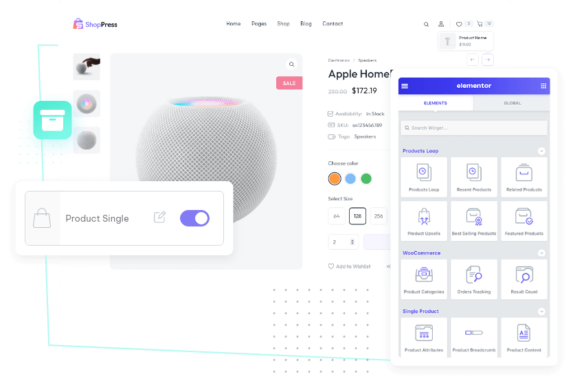 Woocommerce Product Single Builder