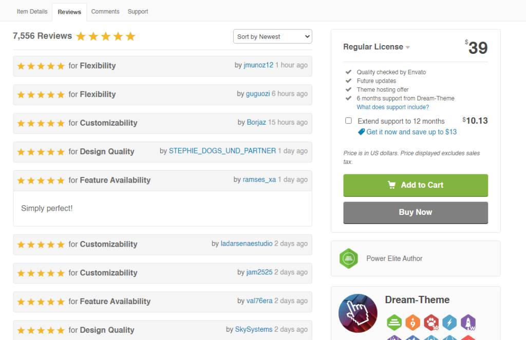 Users Reviews | Choosing the Right Themeforest WordPress Themes