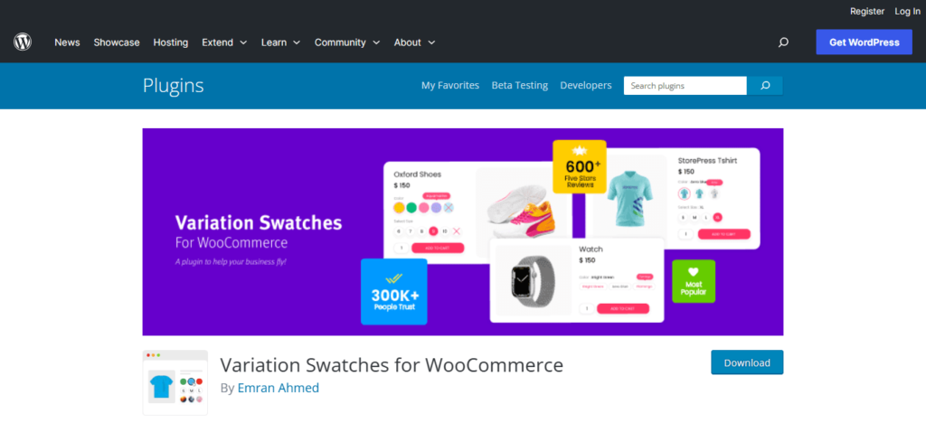 Variation Swatches for WooCommerce