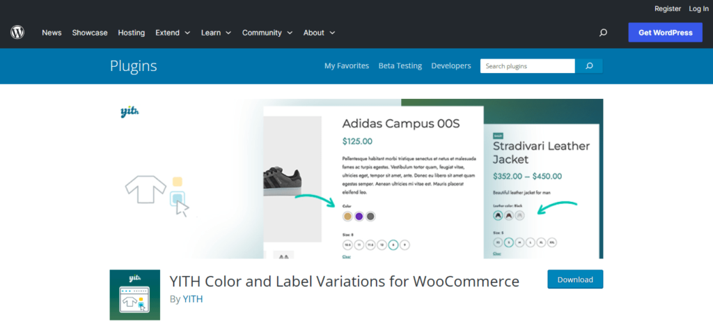 YITH WooCommerce Color and Label Variations