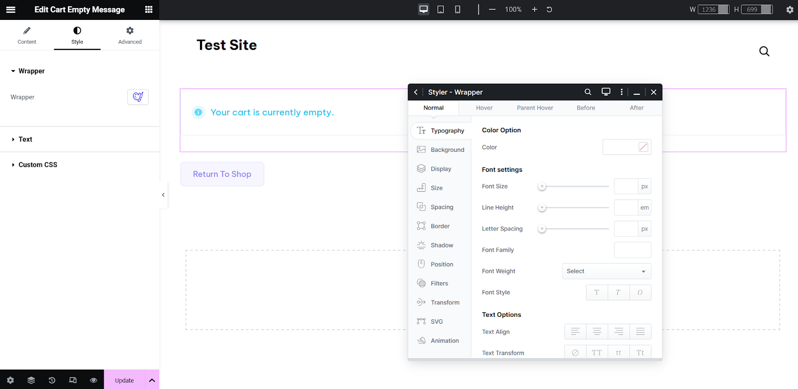 How to Add Content to WooCommerce Empty Cart Page 32